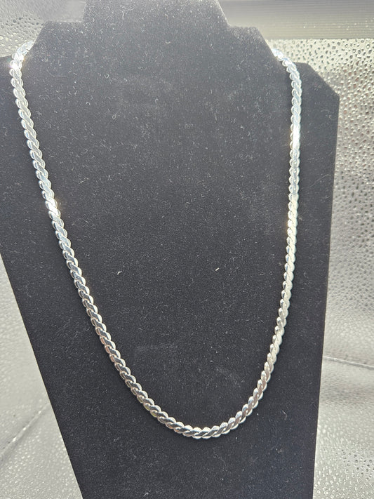 Flat braid chain 24" | Time and Shine LLC