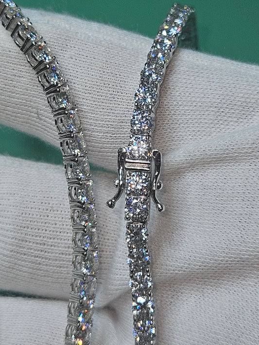 4mm moissanite tennis chain | Time and Shine LLC