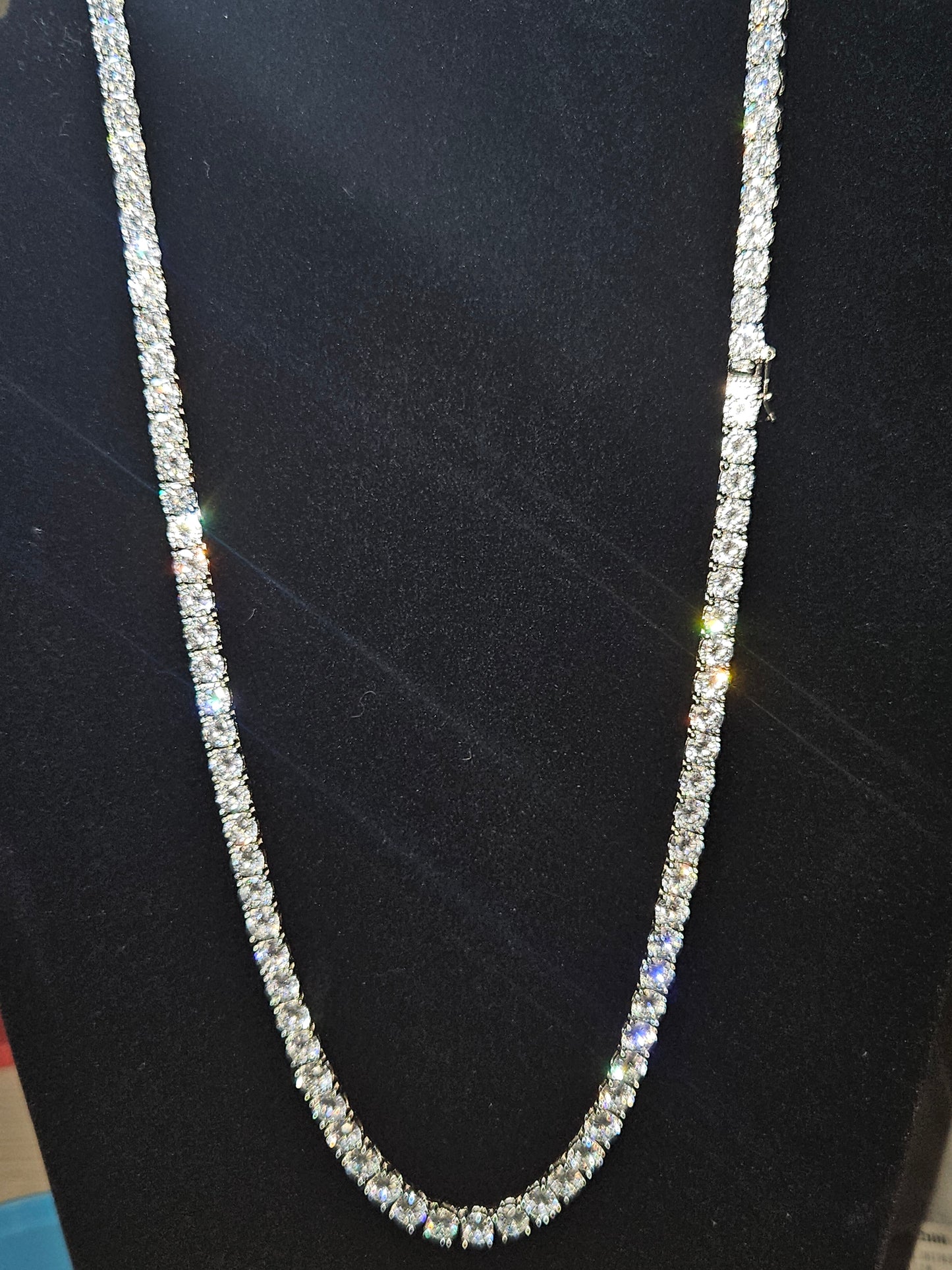 5mm cubic zirconia tennis chain | Time and Shine LLC